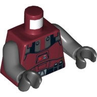 Lego tělo, tmavě červená (6024399)